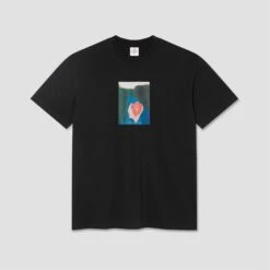 Polar Heart In Hand T-Shirt Black