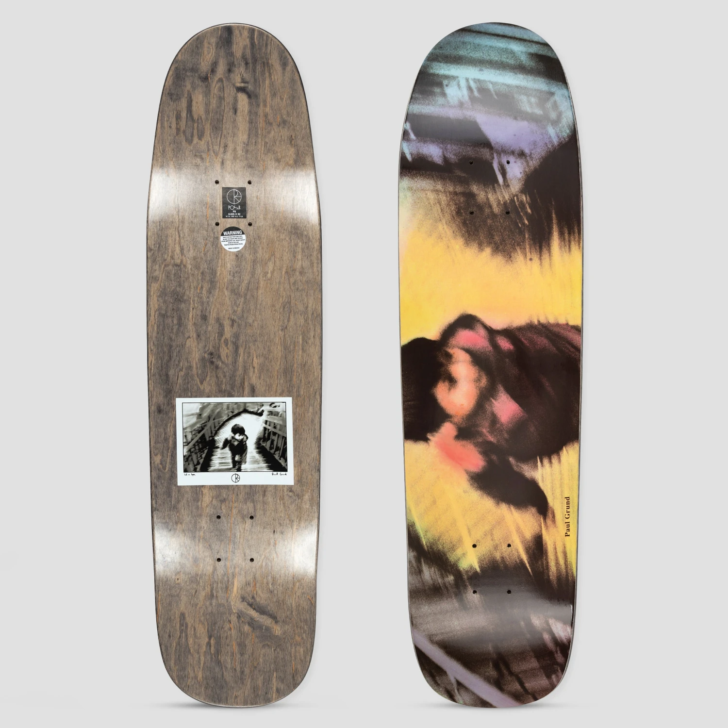 Polar 8.625 P9 Shape Paul Grund Kid In Japan Skateboard Deck 1 Polar 8.625 P9 Shape Paul Grund Kid In Japan Skateboard Deck