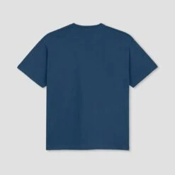 Polar Skate Co Angel Man T-Shirt Grey Blue -Slam City Shop Polar Skate Co SU24 Tee Angel Man GrBlu 2