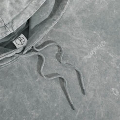 Polar Acid Frank Surf Logo Hoodie Logo Grey -Slam City Shop Polar Skate Co SU25 Acid Frank Hoodie Grey 3