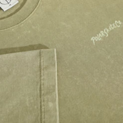 Polar Acid Surf Logo T-Shirt Light Green -Slam City Shop Polar Skate Co SU25 Acid Tee Surf Logo Light Green 3