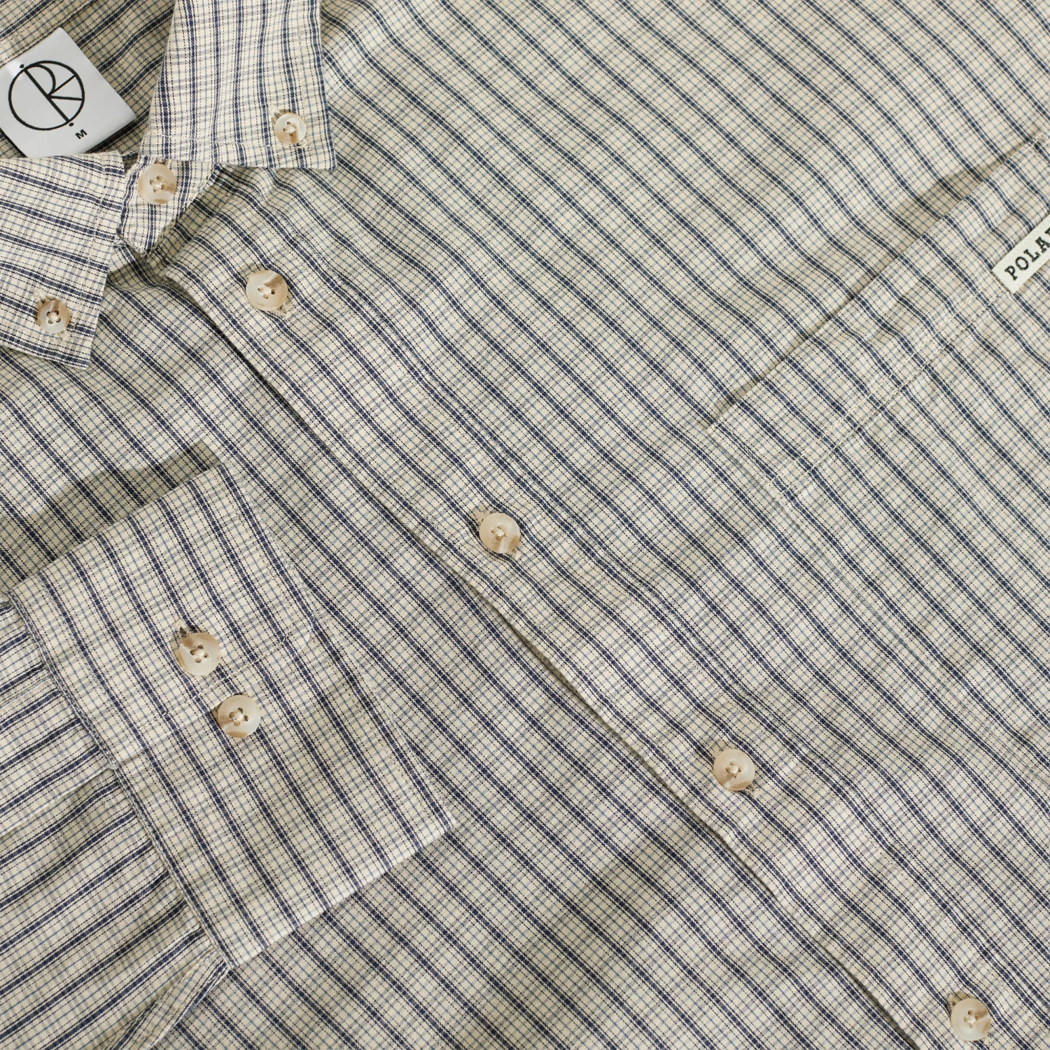 Polar Ben Longsleeve Shirt Ivory Check 3 Polar Ben Longsleeve Shirt Ivory Check - Image 3