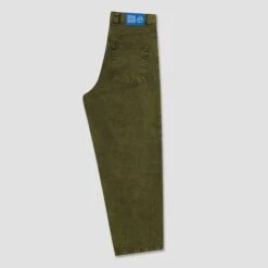 Polar Big Boy Pants Green / Black -Slam City Shop Polar Skate Co SU25 Big Boy Pants Green Black 3
