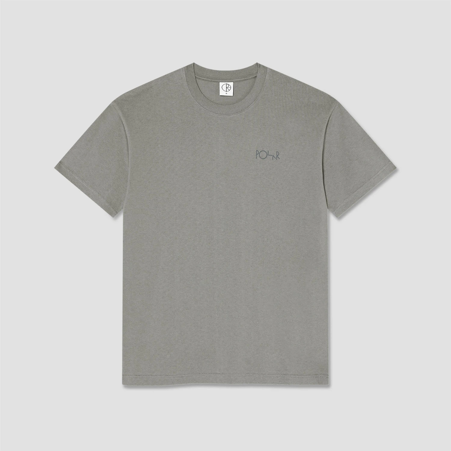 Polar Stroke Logo Contrast T-Shirt Grey 2 Polar Stroke Logo Contrast T-Shirt Grey - Image 2