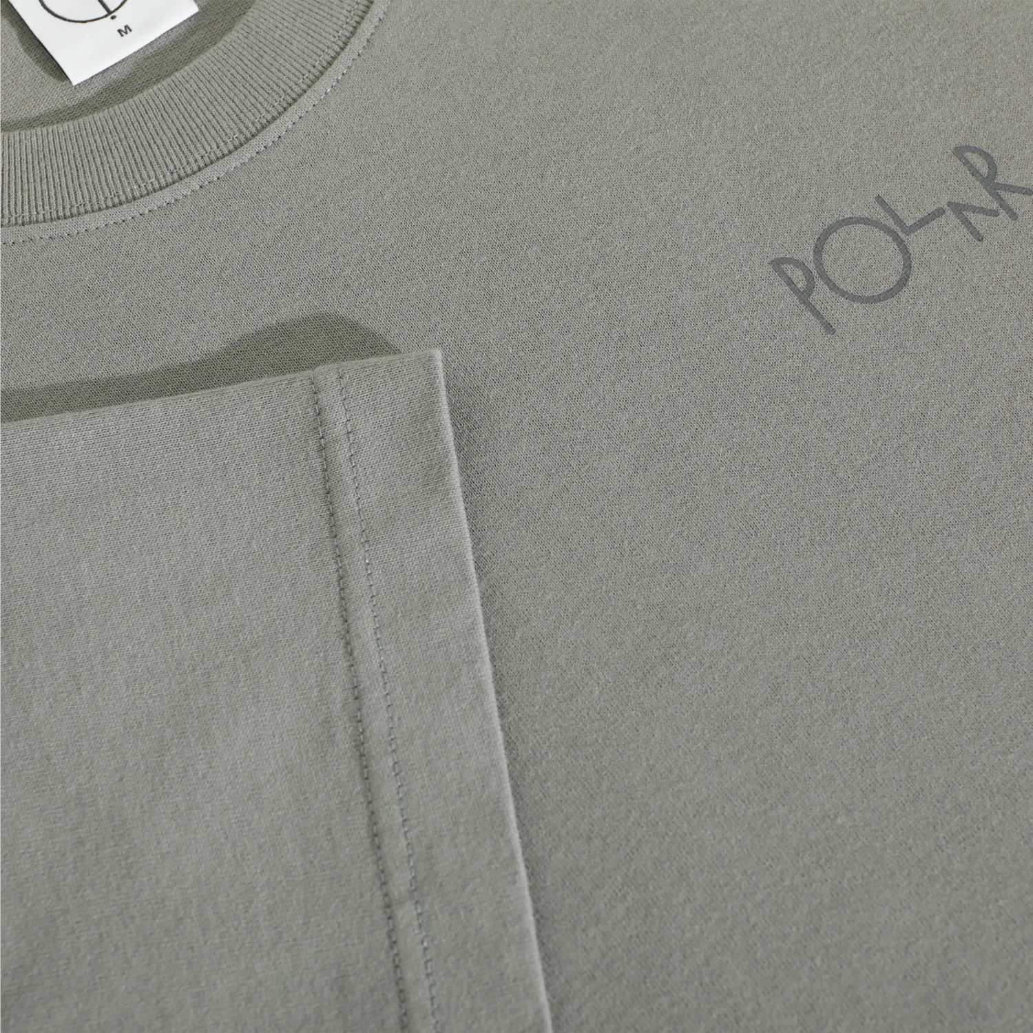 Polar Stroke Logo Contrast T-Shirt Grey 3 Polar Stroke Logo Contrast T-Shirt Grey - Image 3