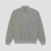 Polar Pique Half Zip Longsleeve Shirt Grey