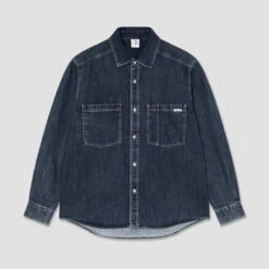 Polar Mike Longsleeve Shirt Denim Washed Blue
