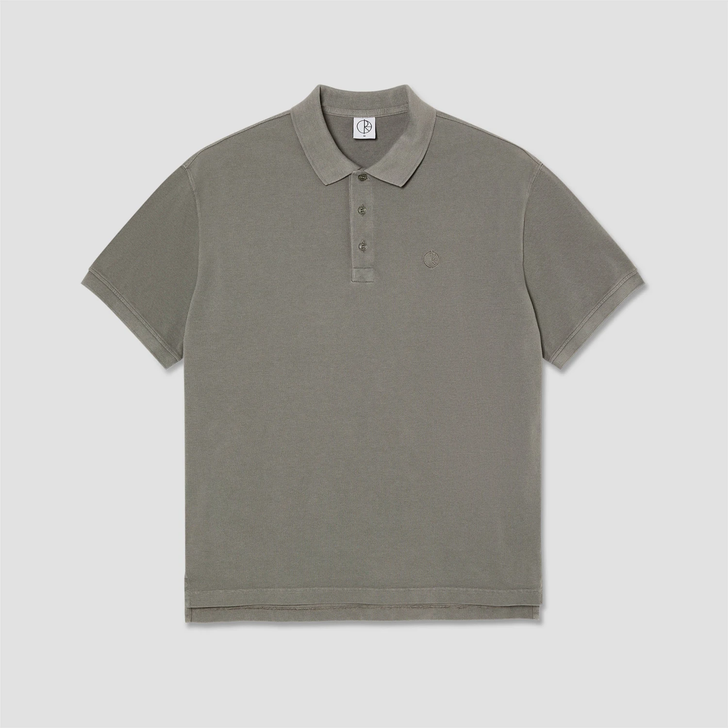 Polar Surf Polo Shirt Washed Grey 1 Polar Surf Polo Shirt Washed Grey