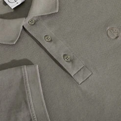 Polar Surf Polo Shirt Washed Grey 5 Polar Surf Polo Shirt Washed Grey -Slam City Shop Polar Skate Co SU25 Surf Polo Shirt Washed Grey 3