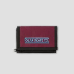 Polar Stretch Logo Key Wallet Wine