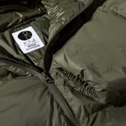 Polar Ripstop Soft Puffer Grey Jacket Green 8 Polar Ripstop Soft Puffer Grey Jacket Green -Slam City Shop Polar Skate Co W23 Soft Puffer Ripstop GryGrn 4