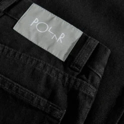 Polar 89! Pants Pitch Black -Slam City Shop Polar Skate Co W24 89 Pants Pitch Blk 6