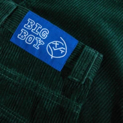 Polar Big Boy Pants Cord Dark Emerald -Slam City Shop Polar Skate Co W24 Big Boy Pants Cord Grn 6