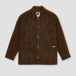 Polar Ezra Jacket Hickory Stripe Rust