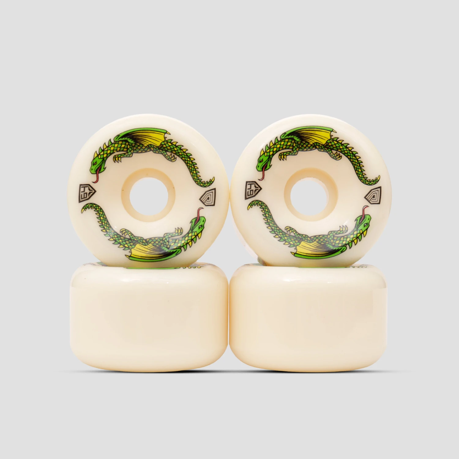 Powell Peralta Dragon Formula Bomber Shape 64mm 40mm 93A Skateboard Wheels White 1 Powell Peralta Dragon Formula Bomber Shape 64mm 40mm 93A Skateboard Wheels White