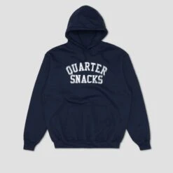 Quartersnacks Motion Arch Logo Hood Navy