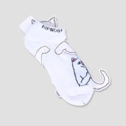RIPNDIP Lord Nermal Ankle Socks White