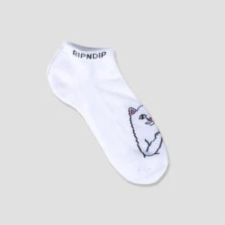 RIPNDIP Lord Nermal Ankle Socks White -Slam City Shop RIPNDIP Lord Nermal Ankle Socks White1