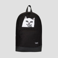 RIPNDIP Lord Nermal Velcro Hands Backpack Black