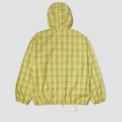 Huf Rivington Plaid Anorak Tarragon 5 Huf Rivington Plaid Anorak Tarragon -Slam City Shop RIVINGTON PLAID ANORAK TARRAGON JK00463 TARAG 03