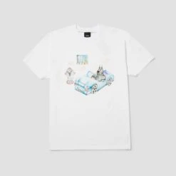 Huf Road Dawg T-Shirt White