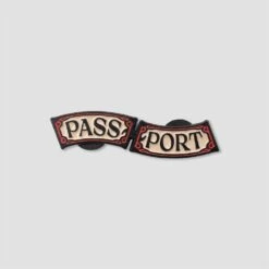 PassPort Red Flag Pin Black / Multi