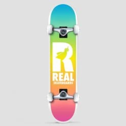 Real 7.5 Be Free Fades Complete Skateboard Multi