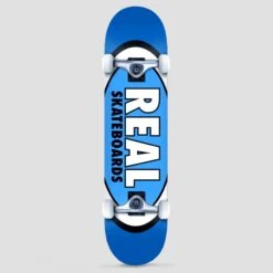 Real 7.75 Classic Oval Complete Skateboard Blue