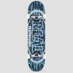 Real 7.75 Stealth Oval Complete Skateboard Blue