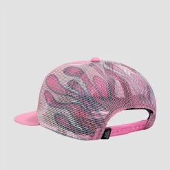 Sci-Fi Fantasy Biker Logo Hat Pink -Slam City Shop SCIFIFANTASYBIKERLOGOHATPINK02