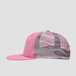 Sci-Fi Fantasy Biker Logo Hat Pink -Slam City Shop SCIFIFANTASYBIKERLOGOHATPINK03