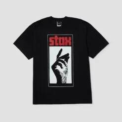HUF Stax Snap Shortsleeve T-Shirt Black