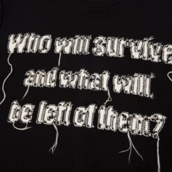 HUF X Texas Chainsaw Massacre Survive Cable Knit Crew Black -Slam City Shop SURVIVE CABLE KNIT SWEATER BLACK KN00544 BLACK 03