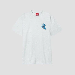 Santa Cruz Screaming Hand Chest T-Shirt Athletic Heather