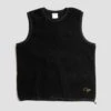 Skateboard Cafe Sherpa Fleece Vest Black