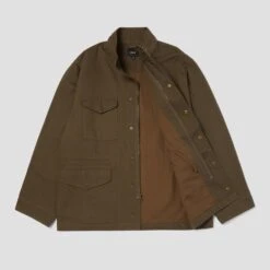 HUF X Texas Chainsaw Massacre M64 Military Jacket Green 8 HUF X Texas Chainsaw Massacre M64 Military Jacket Green -Slam City Shop TCM M64 MILITARY JACKET GREEN JK00462 GREEN 02
