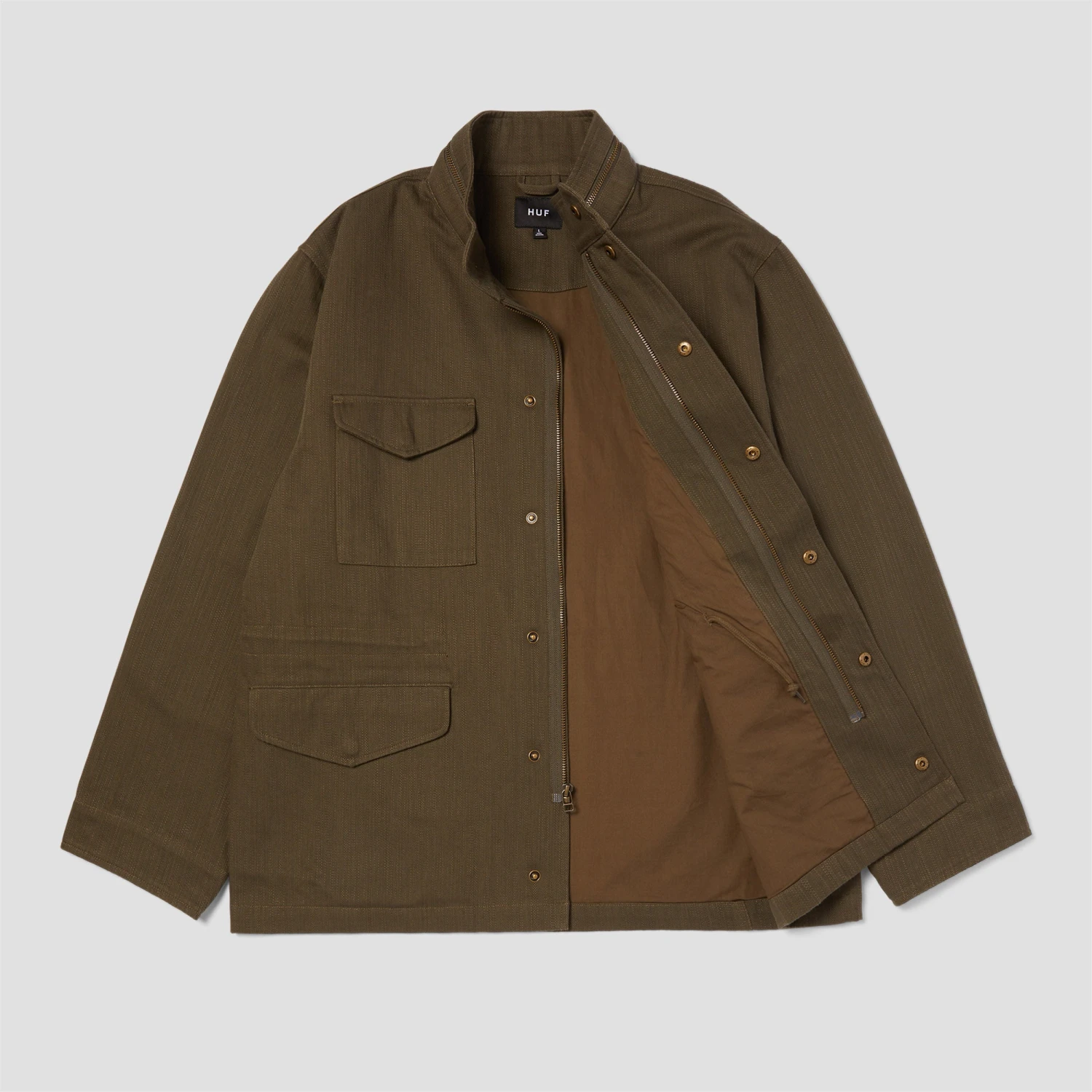 HUF X Texas Chainsaw Massacre M64 Military Jacket Green 3 HUF X Texas Chainsaw Massacre M64 Military Jacket Green - Image 3
