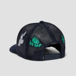 Huf Trip Trucker Hat Defender Blue -Slam City Shop TRIP TRUCKER HAT DEFENDER BLUE HT00863 DFNBL 03