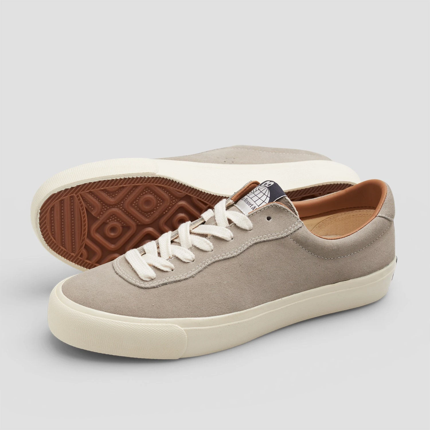 Last Resort AB VM001 LO Suede Skate Shoes Fog Grey / White 2 Last Resort AB VM001 LO Suede Skate Shoes Fog Grey / White - Image 2