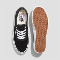Vans Skate Authentic Shoes Black / White -Slam City Shop Vans Skate Authentic Shoes Black White3