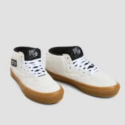 Vans Skate Half Cab Skate Shoes Antique White / Gum -Slam City Shop Vans Skate Half Cab Skate Shoes Antique White Gum4