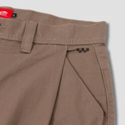 Vans Skate Loose Pleated Pant Walnut -Slam City Shop Vans Skate Loose Pleated Pant Walnut3