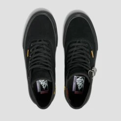 Vans Skate Authentic High Andrew Allen Skate Shoes Blackout 19 Vans Skate Authentic High Andrew Allen Skate Shoes Blackout -Slam City Shop Vans Skate AuthenticHigh AndrewAllen Blackout 10