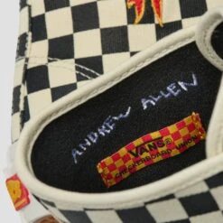 Vans Skate Authentic High Andrew Allen Skate Shoes Checkerboard 17 Vans Skate Authentic High Andrew Allen Skate Shoes Checkerboard -Slam City Shop Vans Skate AuthenticHigh AndrewAllen Checker 07