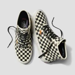 Vans Skate Authentic High Andrew Allen Skate Shoes Checkerboard 18 Vans Skate Authentic High Andrew Allen Skate Shoes Checkerboard -Slam City Shop Vans Skate AuthenticHigh AndrewAllen Checker 08