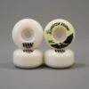 Wayward 54 Mm 101a Andrew Brophy Classic Pro Skateboard Wheels White / Yellow / Black