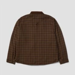 HUF Weston Fleece Crew Lined Shacket Espresso 5 HUF Weston Fleece Crew Lined Shacket Espresso -Slam City Shop WESTON FLEECE LINED SHACKET ESPRESSO BU00222 ESPRO 02