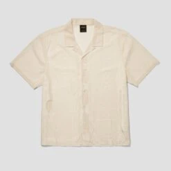 Huf World Tour Shortsleeve Lace Shirt Ivory