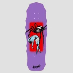 Welcome 10.0 Widow Skateboard Deck Purple