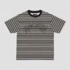 Welcome Concrete Shortsleeve Striped Knit Grey